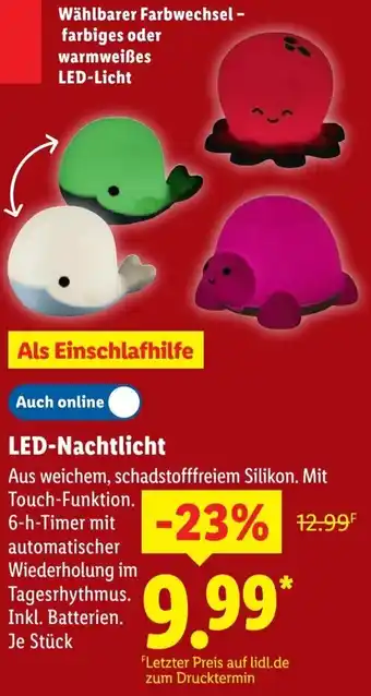 Lidl LED-Nachtlicht Angebot