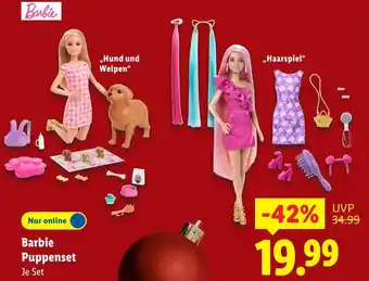 Lidl Barbie Puppenset Angebot