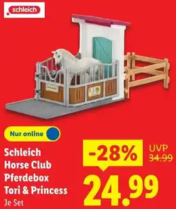 Lidl Schleich Horse Club Pferdebox Tori & Princess Angebot