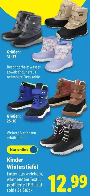 Lidl Kinder Winterstiefel Angebot