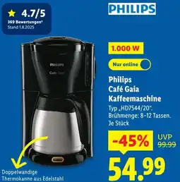 Lidl Philips Café Gaia Kaffeemaschine Angebot