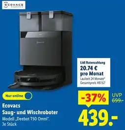 Lidl Ecovacs Saug- und Wischroboter Angebot