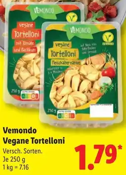 Lidl Vemondo Vegane Tortelloni Angebot