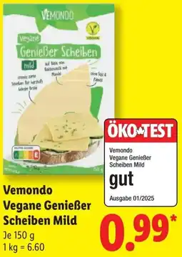 Lidl Vemondo Vegane Genießer Scheiben Mild Angebot
