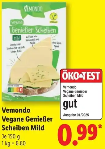 Lidl Vemondo Vegane Genießer Scheiben Mild Angebot