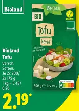 Lidl Bioland Tofu Angebot