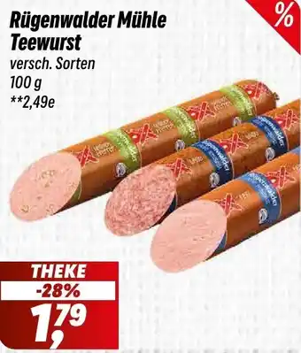 Simmel Rügenwalder Mühle Teewurst Angebot