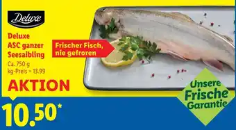 Lidl Deluxe ASC ganzer Seesaibling Angebot