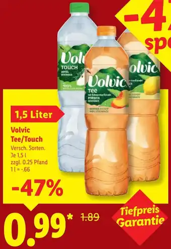 Lidl Volvic Tee/Touch Angebot
