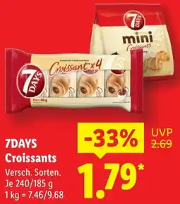 Lidl 7DAYS Croissants Angebot