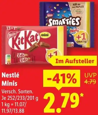 Lidl Nestlé Minis Angebot
