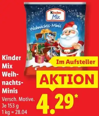 Lidl Kinder Mix Weihnachts-Minis Angebot