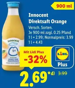 Lidl Innocent Direktsaft Orange Angebot