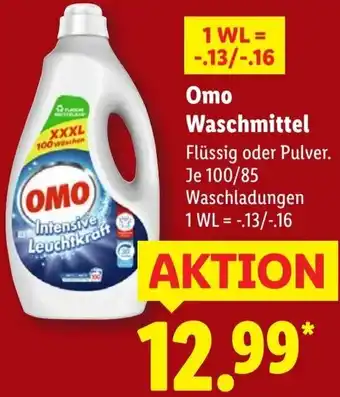 Lidl Omo Waschmittel Angebot