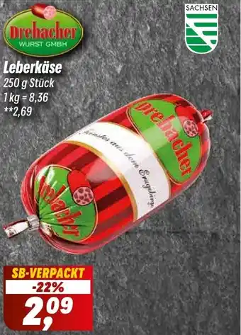 Simmel Drebacher Leberkäse Angebot