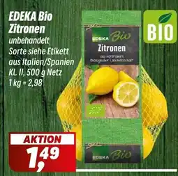 Simmel EDEKA Bio Zitronen Angebot