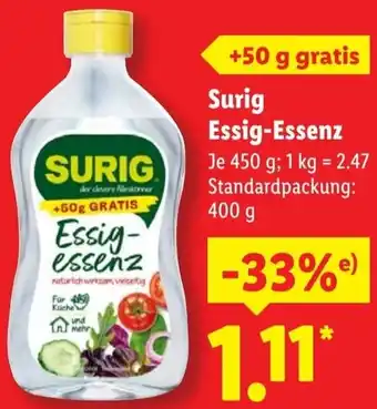 Lidl Surig Essig-Essenz Angebot