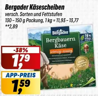 Simmel Bergader Käsescheiben Angebot