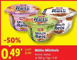 Lidl Müller Milchreis Angebot