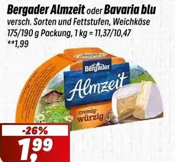 Simmel Bergader Almzeit oder Bavaria blu Angebot