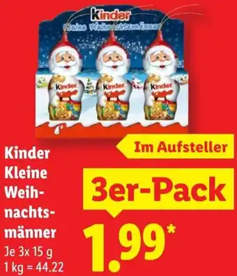 Lidl Kinder Kleine Weihnachtsmänner Angebot