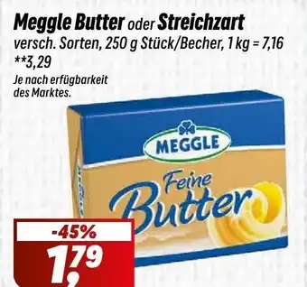 Simmel Meggle Butter oder Streichzart Angebot