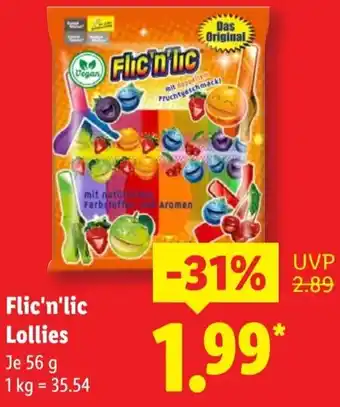 Lidl Flic'n'lic Lollies Angebot