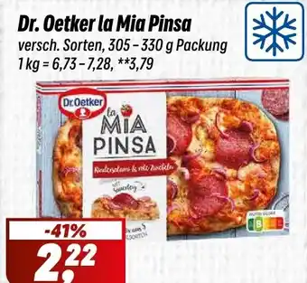 Simmel Dr. Oetker la Mia Pinsa Angebot
