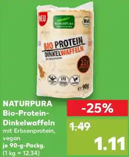 Kaufland NATURPURA Bio-Protein Dinkelwaffeln Angebot