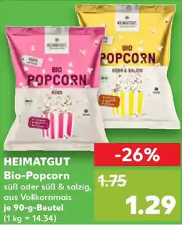 Kaufland HEIMATGUT Bio-Popcorn Angebot