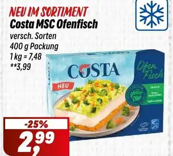 Simmel Costa MSC Ofenfisch Angebot