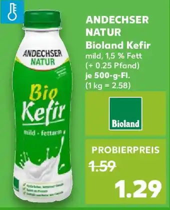 Kaufland ANDECHSER NATUR Bioland Kefir Angebot