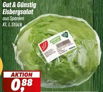 Simmel Gut &Günstig Eisbergsalat Angebot