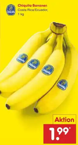 Netto Marken-Discount Chiquita bananen Angebot