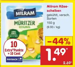 Netto Marken-Discount Milram käsescheiben Angebot