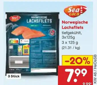 Netto Marken-Discount Sea gold norwegische lachsfilets Angebot