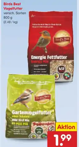 Netto Marken-Discount Birds best energie fettfutter Angebot