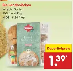 Netto Marken-Discount Bio landbrötchen Angebot