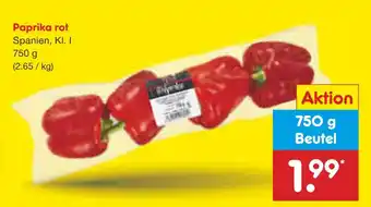 Netto Marken-Discount Paprika rot Angebot