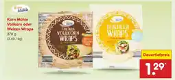 Netto Marken-Discount Korn mühle vollkorn wraps Angebot