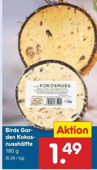 Netto Marken-Discount Birds garden kokosnusshälfte Angebot