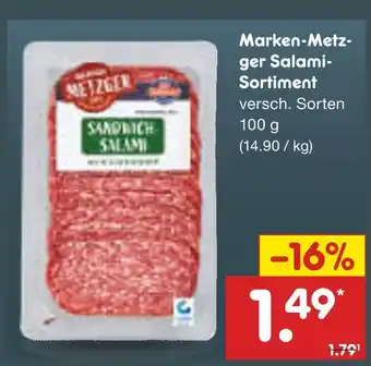 Netto Marken-Discount Marken-metzger salami-sortiment Angebot