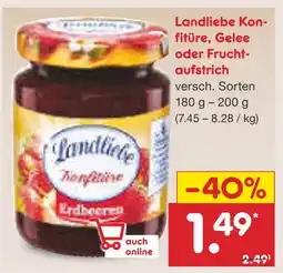 Netto Marken-Discount Landliebe konfitüre Angebot