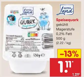 Netto Marken-Discount Gutes land speisequark Angebot