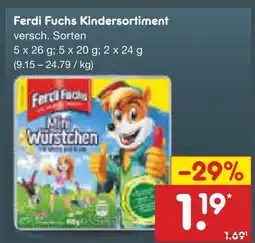 Netto Marken-Discount Ferdi fuchs kindersortiment Angebot