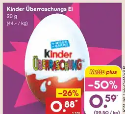 Netto Marken-Discount Kinder überraschungs ei Angebot
