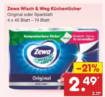 Netto Marken-Discount Zewa wisch & weg küchentücher original Angebot