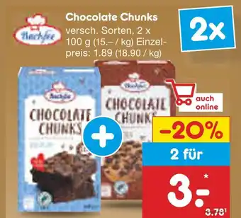 Netto Marken-Discount Chocolate chunks Angebot