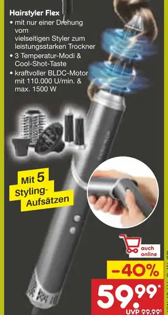 Netto Marken-Discount Hairstyler flex Angebot