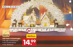 Netto Marken-Discount Dekor led holz-lichterbogen Angebot